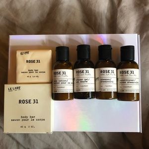 Le Labo Rose 31, 6 piece travel set